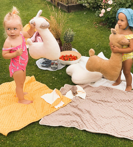 Soft Toy-Pillow Alpaca - Cream