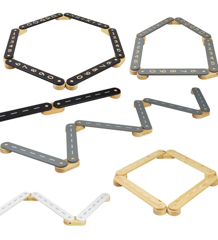 Wooden Balance Beam - 6 Elements