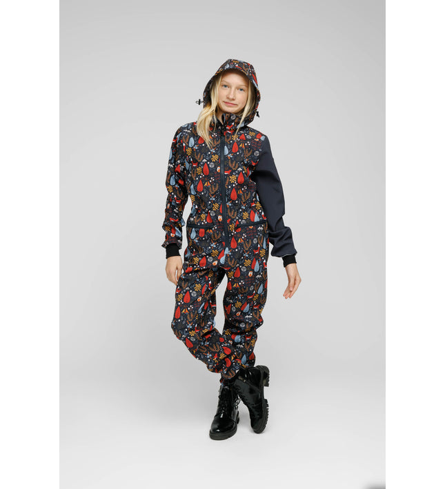 Softshell Onesie for Kids - FOREST