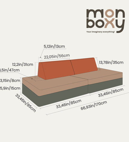 Activity Play Mattress Set - Grey