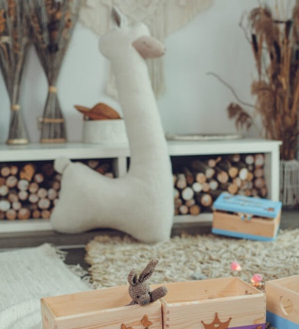 Giant Plush Toy Alpaca - Beige