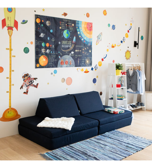 Activity Play Mattress Set - Navy Blue