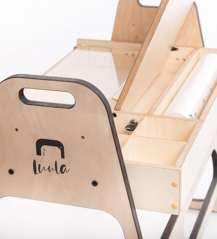 Adjustable Children Montessori Table and Chair Set Julle - Cannon Pink