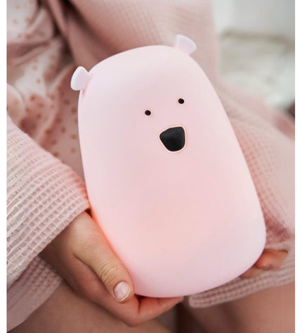 Big Bear Silicone Lamp with Remote - Pink