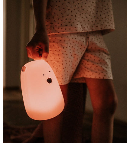 Big Bear Silicone Lamp with Remote - Pink