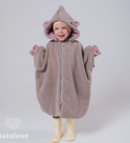 Car Poncho For Kids - Lamb Pink