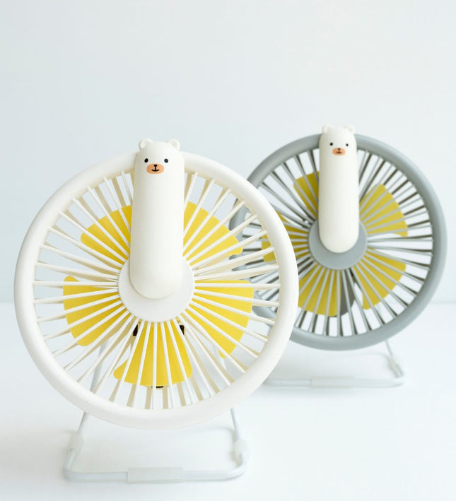 Little Bear Fan Lamp - Grey