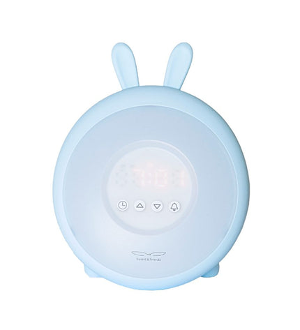 Rabbit Lamp with Alarm Clock – Blue