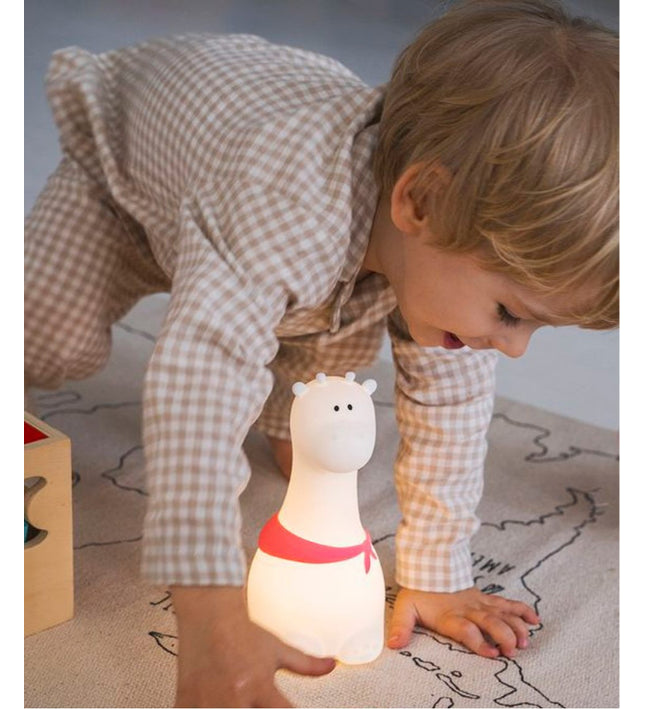 Giraffe Silicone Lamp - White
