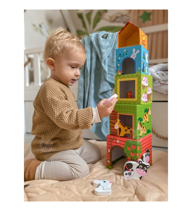 Farm in Boxes Cube Puzzle