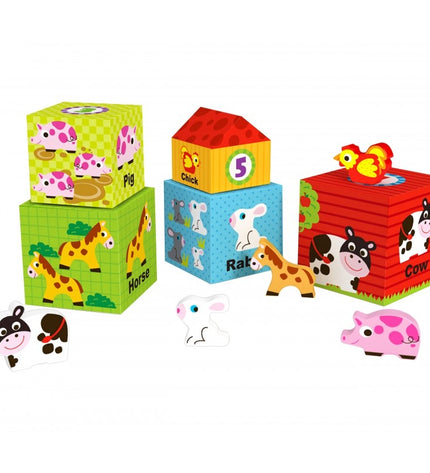 Farm in Boxes Cube Puzzle