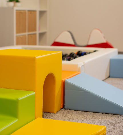 Soft Play 10 Foam Block Set - Light Multicolor Creativity