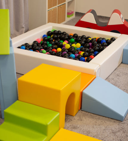 Soft Play 10 Foam Block Set - Light Multicolor Creativity
