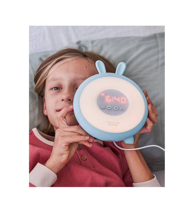 Rabbit Lamp with Alarm Clock – Blue