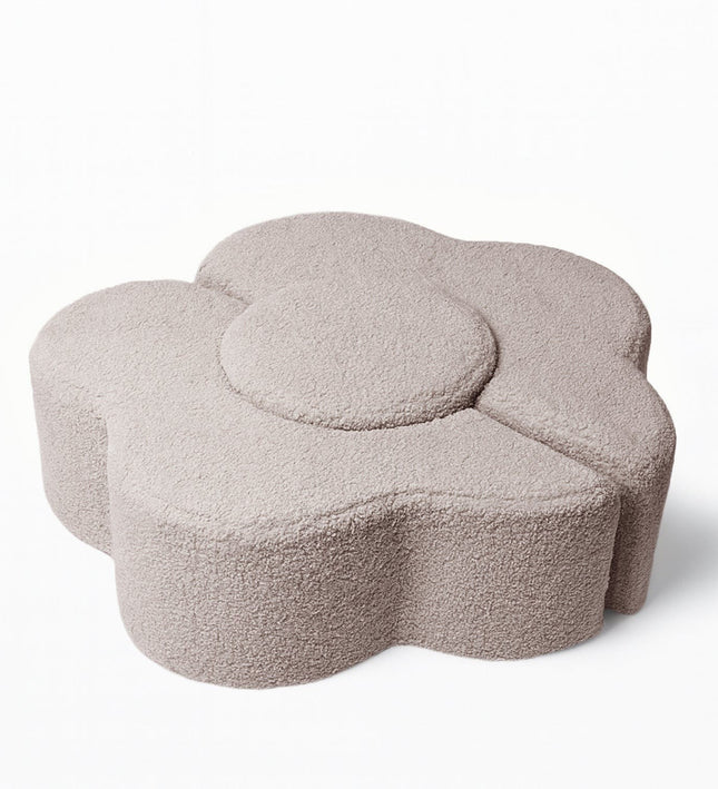 MeowBaby® Foam Flower Shape Set, 3 Elements, Bearly Light Grey