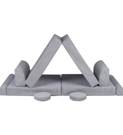 MeowBaby® Large Slimcord Premium Sofa - Gray