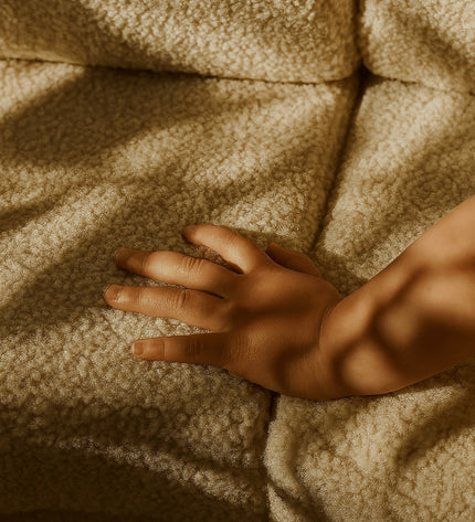 MeowBaby® Modular Sofa Coccolo for Kids – 6 Piece, Bearly Off-White