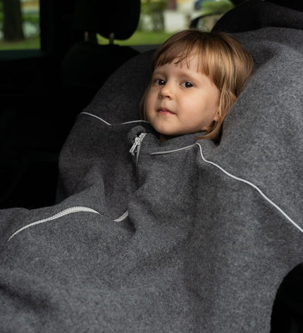 Merino Wool Car Poncho For Kids - Dragon