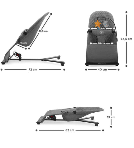 Baby Bouncer MIMI - Grey