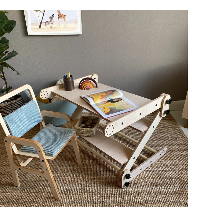 Montessori Climbing Set / Table / Drawing Board NABU