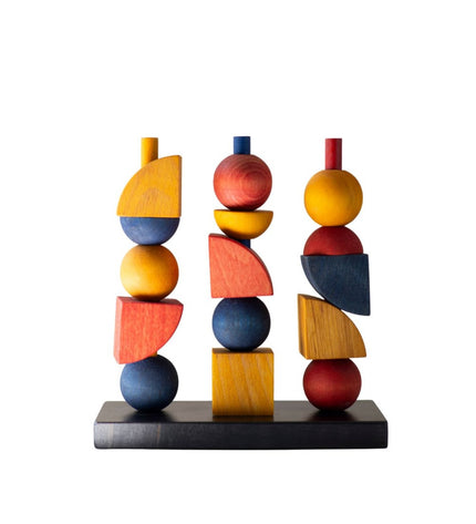 Montessori-inspired Modern Stacking Toy Modern Y