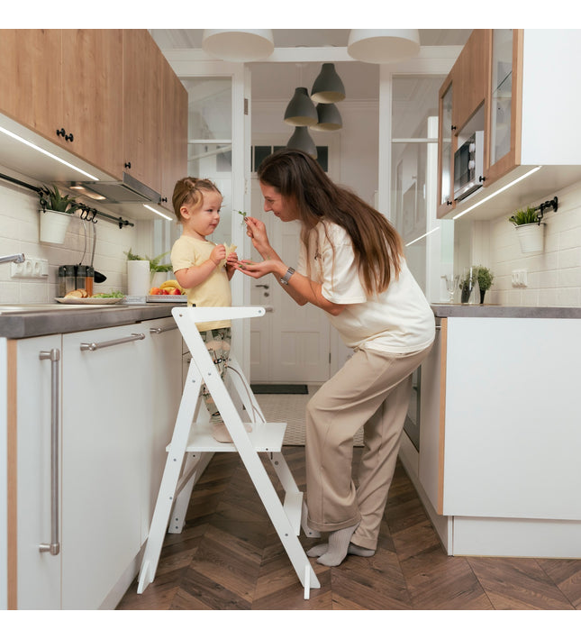 STEP'n'FOLD Foldable Helper Tower - White