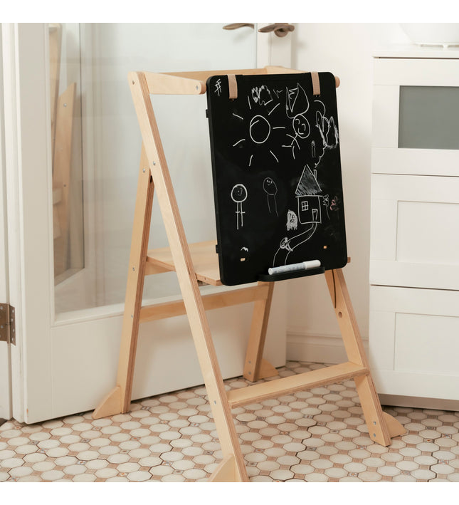 STEP'n'FOLD Foldable Helper Tower - Grey