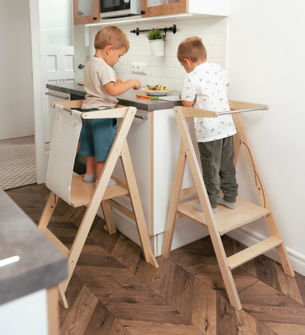 STEP'n'FOLD Foldable Helper Tower - White