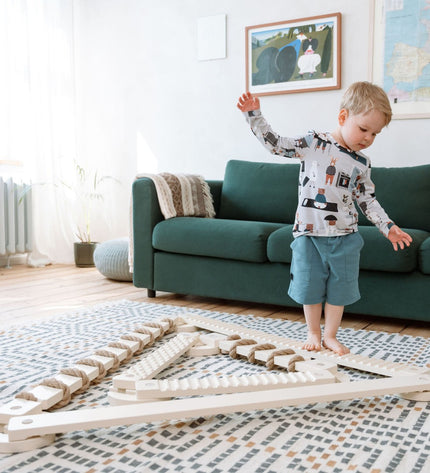 TipiToo® Large Balance Beam 3 Piece Set - Jute Rope