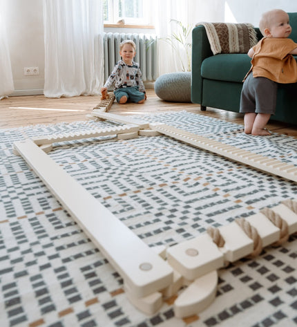 TipiToo® Large Balance Beam 3 Piece Set - Jute Rope