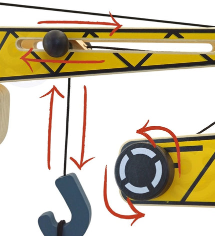 Wooden Construction Site With Vehicles