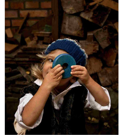 Wooden Round Pyramid - Colorful