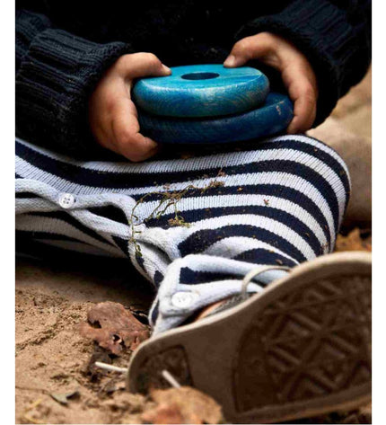 Wooden Round Pyramid - Colorful